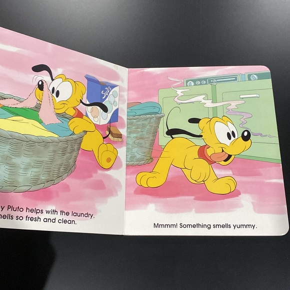 Disney: Follow Your Nose, Baby Pluto - Hardcover Board Book - Picture 3 of 6